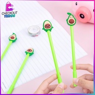 Ct A9 Avocado Character Pen Stationary Stationery Unique Pen Cute Avocado Fruit Motif Pen