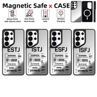Suitable for Samsung Galaxy S26 S25 S24 Ultra S23 Plus Phone Case【ESTJ ISTJ ESFJ ISFJ Personality la