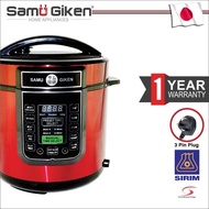SAMU GIKEN 6.0L Electric Pressure Cooker PC-68, Stainless Steel Pot
