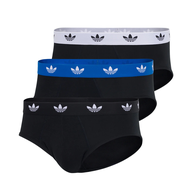 adidas กางเกงในผู้ชาย ผ้ายืดคอตตอน แพ็ก 3 ตัว คละสี ICONIC LOGO CFC - 3PK BRIEF - ASSORTED