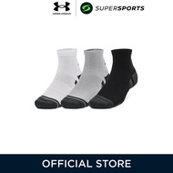 UNDER ARMOUR Performance Tech Quarter ถุงเท้าผู้ใหญ่ (แพ็ค 3 คู่)