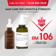 Bundle 2in1 Scalp Spray + Ampoule Lab On Hair Anti Hair Loss Scalp Spray Haircare Treatments Anti Ha