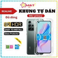 Toughened Self-Adhesive Frame Realme 14 14T 15 15T Pro 9 8 7 6 5i C75x C75 C71 C65 C67 C53 C55 C35s 