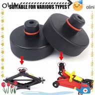 OLINI Jack Lift Pad, 25mm Point Adapter Rubber Jack Pads,  Black Pressure Cushion Silicone Jack Pad 