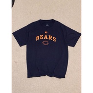Nfl bears navy darkbiru t-shirt