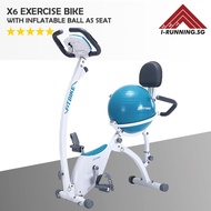 X6 Stationary Exercise Bike ★ Home Gym Exercise ★ Cycle Bicycle Indoor ★ Fitness Workout