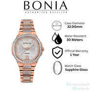[Official Warranty] Bonia BNB10833-2517LE Jam Tangan Wanita Bonia Women's 32mm Stainless Steel Watch