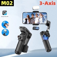 Handheld 3-Axis Gimbal M02 Filming Stabilizer  Cell Phone Selfie Tripod With Detachable Remote For I