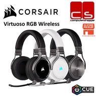 Corsair Virtuoso RGB Wireless Series 7.1 Virtual Surround High-Fidelity Gaming Headphone - Black/Whi