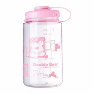 Double Bear Food Container/Canteen (Pink) 650Cc