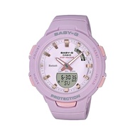 Casio Baby-G BSA-B100-4A2DR Analog-Digital Display Purple Resin Strap Watch