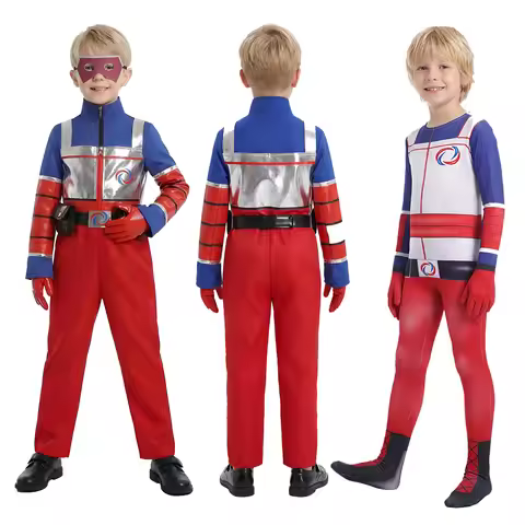 Kids Henry Cosplay Costume Cartoon Henry Cosplay Danger Boys Vest Pants Belt Outfits Halloween Carni