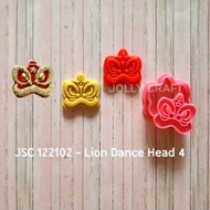 Cookie cutter CNY Chinese LION DANCE HEAD 4