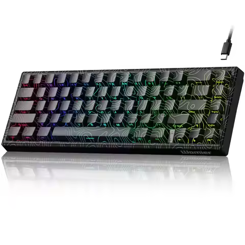 M68HE Pro Hall Effect Mechanical Gaming Keyboard Hot Swap Magnetic Switches Rapid Trigger 8000Hz Pol