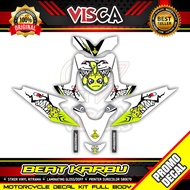 Decal Beat Karbu Full Body Stiker Beat Karbu Full Body Striping Beat Karbu Variasi Shark Vr46