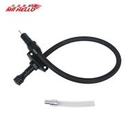 Stainless Steel Oil Dipstick Tube with Black Housing - Compatible For GM 4L80E Transmission Dipstick