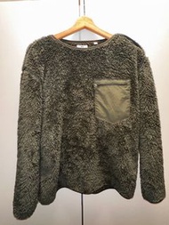 Uniqlo x Engineered Garments Sherpa Fleece Pullover Olive