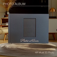 PHOTO ALBUM / 4R LANDSCAPE PHOTO ALBUM / 10 SHEET BLACK PHOTO ALBUM FITS 20 4R PHOTOS For photo coll