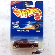 Hot Wheels 1996 Ferrari 348 - Black 5 SP Wheels Version