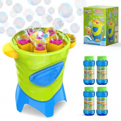 Automatic Bubble Machine with 8 oz and 33.8fl oz Bubble Solutions