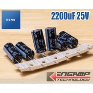 (1 Unit) [E-CAP] 2200uF/25V 105C ELNA RJ4 12.5x25mm P = 5mm