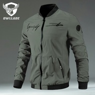 EAGLADE Bomber Casual Jacket for Men 6024 in Green Waterproof