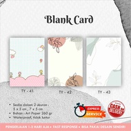 [54 pcs] Thank you card Thank you card/ Plain TQ card/ Plain Card/