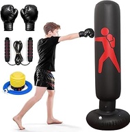 Punching Bag and Boxing Gloves Set, Multifunctional Boxing Training Set with Stand, Suitable for Athletes Cardio Enthusiasts Equipment