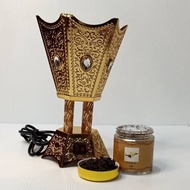 Electric Mabkhara With Bakhoor/ incense / Gaharu (Bakhoor) burner / Easy and safe use