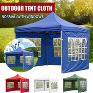 Outdoor Tent Gazebo Canopy Top Cover Shade Shelter Side Wall Portable Waterproof Tent Windbar Rainproof  Party Garden Surface Replacement