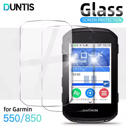 9H Tempered Glass Screen Protector For Garmin Edge 550 / 850 Anti-scratch Tempered Glass Ultra-HD Pr