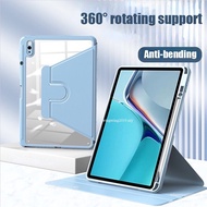 For OPPO Pad 2 11.61 Oppo Pad Air 10.36 Inch 360 Degree Rotation Stand Transparent Acrylic Cover for OPPO Pad 11 Inch with Pen Slot