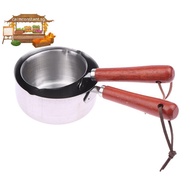 Ca> Oil Pot 410 Stainless Steel Hot Milk Pot Small Saucepan For Boiling Butter Melting Pot Butter Wa
