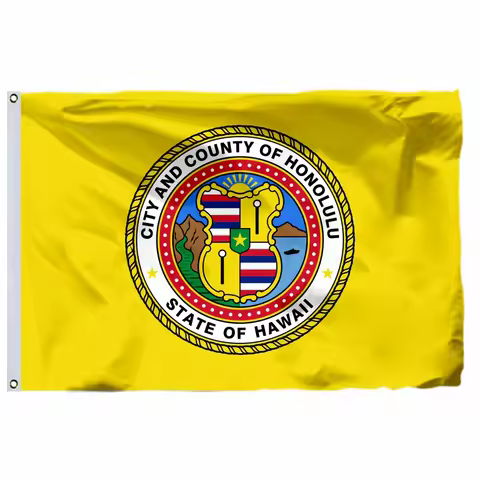 US Hawaii Honolulu Flag 3x5ft 90x150cm 21X14CM 2X3FT 45X30CM 100D Polyester Double Stitched High Qua