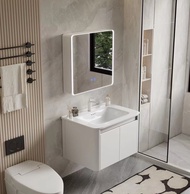 LIÊN HỆ FREESHIP Tủ chậu gương lavabo phòng tắm Gương Led cửa mở nhựa PVC đặc lõi cao cấp siêu bền đ