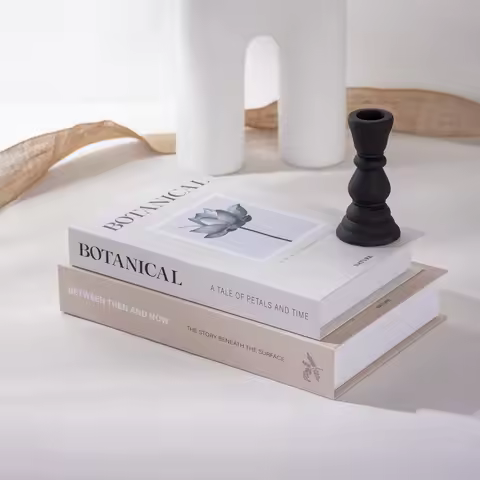 2Pcs Foldable Fashion Fake Books Living Room Decoration Designer Books Coffee Table Ornaments Club H