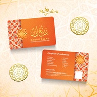 MASDORA 999.9 Gold 1/2 Dinar (2.125GM) Islamic Calendar Collection ~ RABIULAWAL (EMAS 999.9/24K)