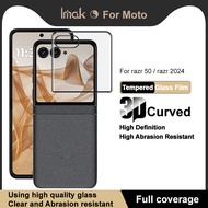 Imak for Motorola Moto Razr 60 / Razr60 5G Back Tempered Glass 3D Curved Full Cover Rear Screen Prot