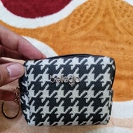 HITAM Preloved Black bellagio Coin Wallet