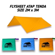 TENDA Flysheet BUSHCRAFT Trapteen 2m x 3m Roof Tent waterproof Roof Tent flysheet waterproof plesit 
