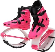Jumps Shoes Pink adjustable Kangaroo Bounce Shoes | Exercise Fitness Boots | adult Teen Kids Workout Jumps| Anti slip Anti-gravity sports boots (Color : Pink, Size : 39-41)