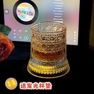 Whiskey Glass Rotating Glass Rotating Wine Glass Glass Western Wine Brandy Rotating Glass 6NIC