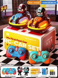 Yimi | Remote-Controlled 2-Player Battle Spray 4WD Bumper Car Toy