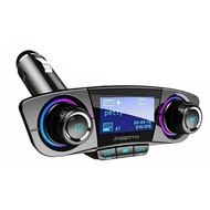 Bluetooth Handsfree Car Kit FM Transmitter Modulator Audio USB MP3 Aux1 Pla