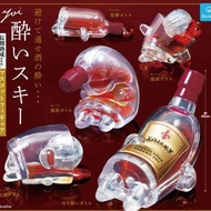 Nikkono Genuine Authentic Japanese Qualia Drunk Wine Bottle Mature Version Otto Wine Bottle Cup Deco