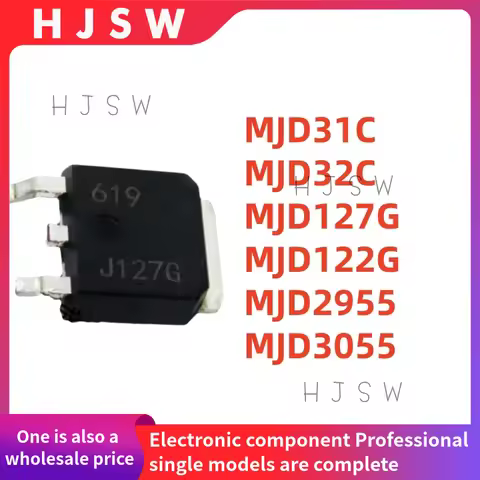 20PCS 100% NEW Quality MJR MJD31C MJD32C MJD127G MJD122G MJD2955 MJD3055 MJD127 MJD122 TO-252 SMD Da