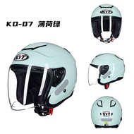 หมวกกันน็อค Kyt สำหรับมอเตอร์ไซค์ ฤดูร้อน สำหรับผู้ชายและผู้หญิง ครึ่งใบ น้ำหนักเบา ทรงสุดเท่ 4 ฤดู