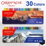 LILIN Crayon Carandache Wax Pastels 30 Colors / Crayon Pastel Wax Carand'Ache 30 Colors Neocolor 1 W