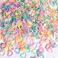 Rainbow Iridescent Colourful Heart Sequins 10grams | SG Instock | DIY Supplies | Slime Confetti