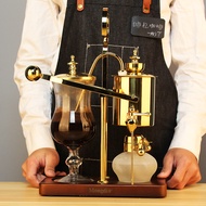 Mongdio Royal Belgium Pot Household Stainless Steel Siphon Coffee Maker Filter Pot Coffee Maker Set